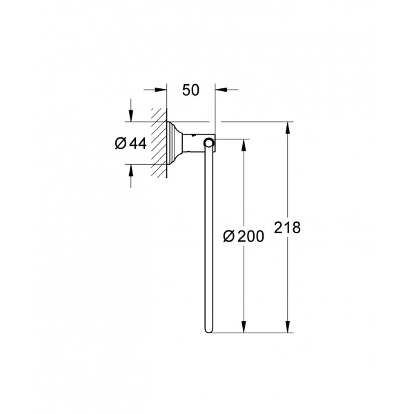 Кольцо для полотенца Grohe Essentials Authentic (40655001)