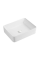 Умивальник накладний керамічний Mixxus Premium Quadro-0102 520x410x130mm (MP6488)