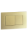 Панель смыва Koer KT-0612-12 240x160x10mm из нержавеющей стали, кнопка квадратная (цвет матовое золото) (KR6121)