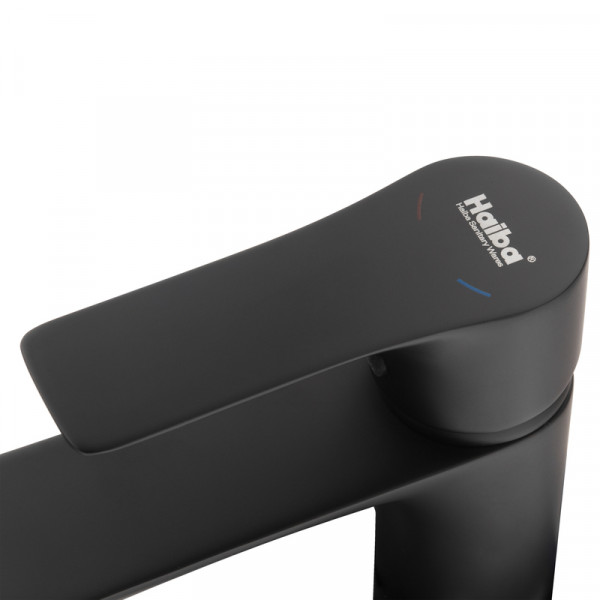 Змішувач для умивальника HAIBA MILANO 001 BLACK  (HB4034)