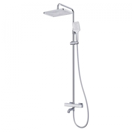 Душевая колонна с термостатическим смесителем Koer KB-57038-01 3 функции (Цвет хром) (KR5960)