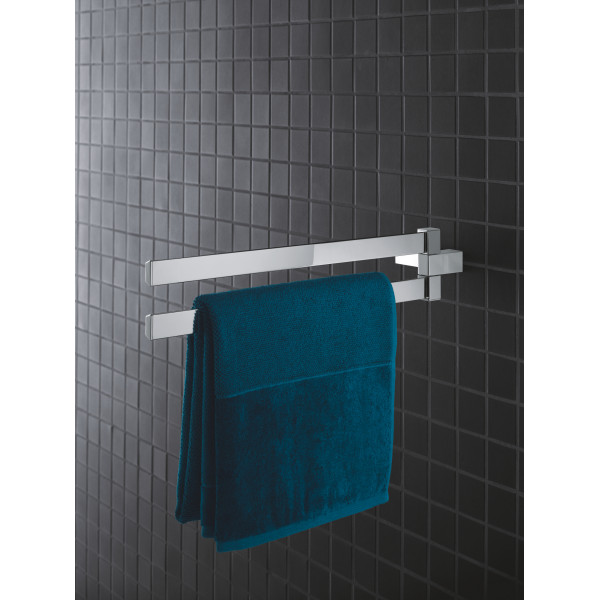 Двойной держатель для полотенец Grohe Selection Cube (40768000)