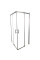 Душова кабіна без піддону Koer SR SC03-90x90x200-TR-07 прозоре скло Easy Clean 6мм, графіт (KR5359)