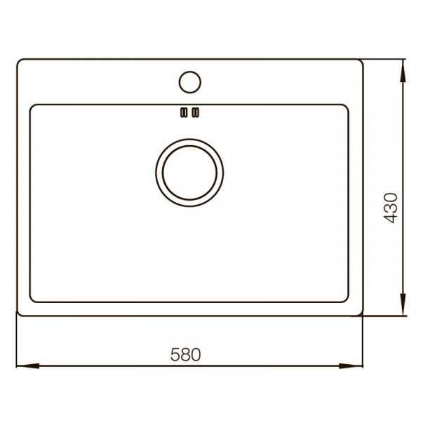 Мийка MIXXUS MX5843-200x1.0-SATIN (MX0575)