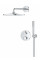 Система с термостатом скрытого монтажа из Rainshower Mono 310 Grohe Grohtherm Душевая (34869000)