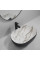 Раковина накладна MIXXUS PREMIUM ELLIPSE-0105 MARBLE-BLACK 600х400х150mm (MP6565)