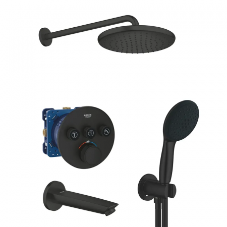 Набор для комплектации ванны и душа Grohe Grohtherm SmartControl из New Tempesta 250 (UA26415SC10)