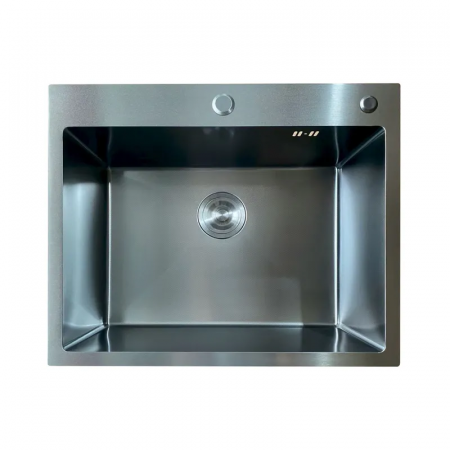 Мойка Mixxus MH6050 Micro Decor Black (3.0/0.8) из нерж. стали (цвет черный) (MI8223)