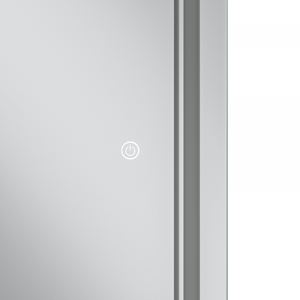 Дзеркало Mixxus Premium QUADRO MR20-80x60-Reverse з Led Touch, Anti-fog, димером, регулятором яскравості (MP6619)