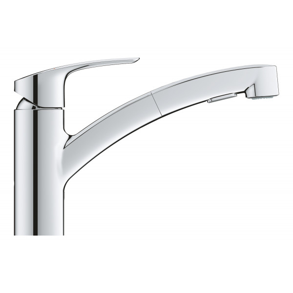 Змішувач для кухні з висувним виливом Grohe Eurosmart New (30305001)