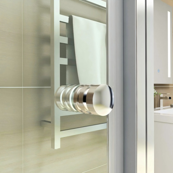 Душова кабіна без піддону Koer SR SC05-90x90x195-TR-01 прозоре скло Easy Clean 6мм, хром (KR5363)