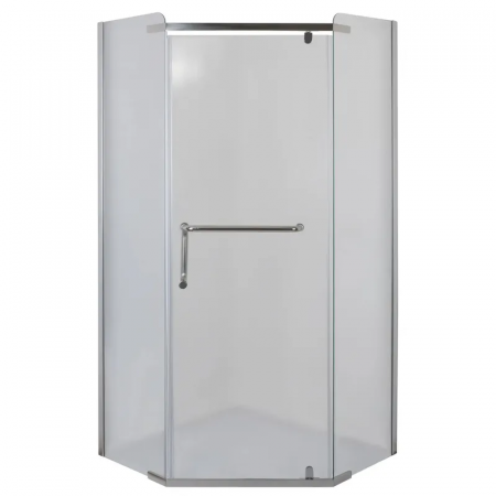 Душевая кабина без поддона Mixxus LINES SC01-90x90x185-TR CHROME прозрачное стекло 6мм (MI6915)