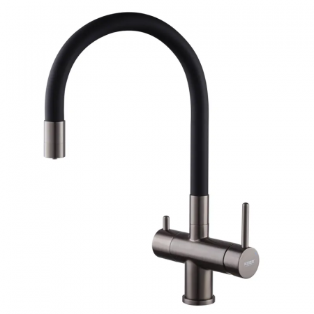 Смеситель для кухни Koer KB-72002-07 с выходом для питьевой воды (KR5003)