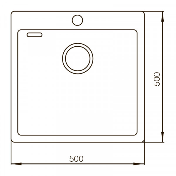 Мийка Mixxus Бронзова MX5050-200x1.0-PVD (MX0579)