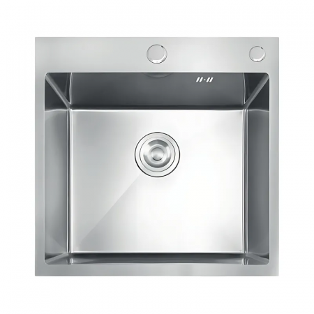 Мойка из нержавеющей стали MIXXUS MH5050 DECOR SS COLOR (MH5050 DECOR NANO-SILVER)(3.0/0.8) цвет нержавейка (MI7040)