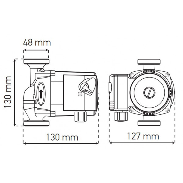 Насос циркуляційний відцентр. Koer KP.GRS-25/4-130 (KP0250)