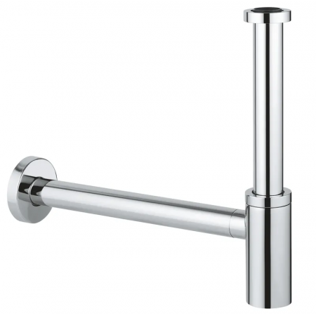 Сифон для раковины GROHE 28912000 без выпуска (под донный клапан) без ревизии (Цвет хром) 1 1/4'' (28912000)