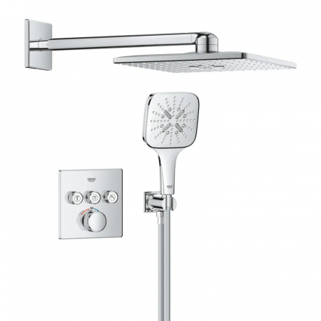 Скрытая душевая система с RSH SmartActive 310 Cube Grohe Grohtherm SmartControl (1039980000)