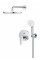 Скрытая душевая система Grohe BauEdge с Tempesta 250 (25290000)