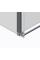 Бічна стінка до кабіни Koer SR SW01-90x200-TR-07 прозоре скло Easy Clean 8мм, графіт (KR5382)