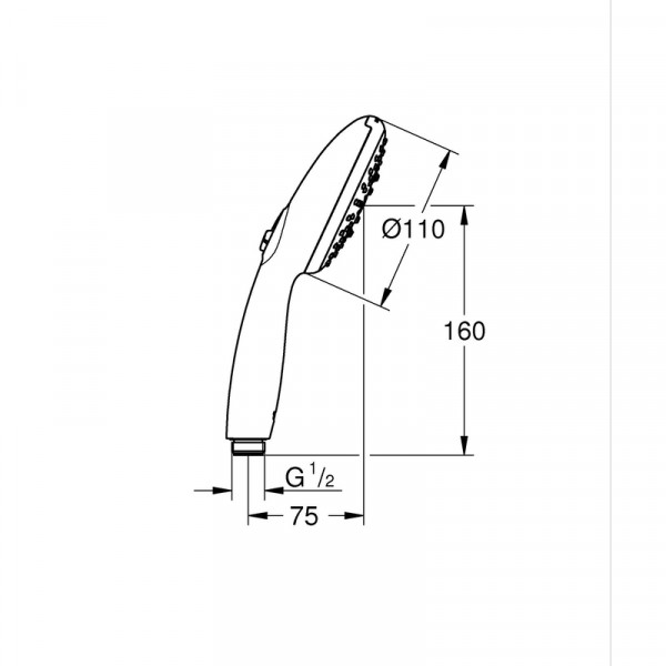 Ручной душ Grohe Tempesta 110 3 режима (28419003)
