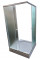 Душова кабіна з низьким піддоном Mixxus CUBIC SCT01-100x100x195-FB CHROME матове скло 4мм (MI6904)