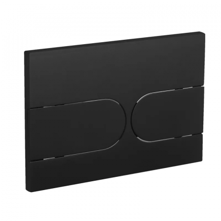 Панель смыва Koer KT-0604-05 240x160x10mm пластиковая, закругленная кнопка (KR5324)