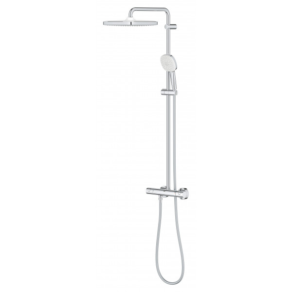Душевая система с термостатом для настенного монтажа Grohe Tempesta System 250 Cube (26689001)