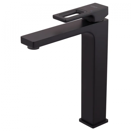 Смеситель для умывальника Koer KB-11009-05 высокий (Цвет черный) (KR3501)