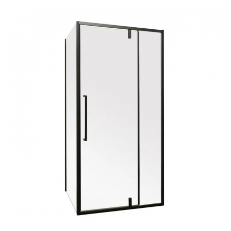 Душевая кабина без поддона Mixxus Premium BEVEL SC01-100x80x195-TR Black прозрачное стекло 6мм (MI6870)