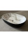 Раковина накладна MIXXUS PREMIUM ELLIPSE-0105 MARBLE-BLACK 600х400х150mm (MP6565)