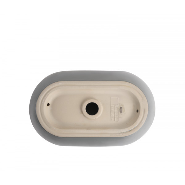 Раковина накладна Mixxus Premium ELLIPSE-0109 GRAY 500x300x140mm (MP6653)
