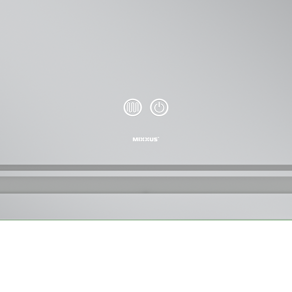 Дзеркало Mixxus Premium QUADRO MR20-100x80 з Led Touch, Anti-fog, димером, регулятором яскравості, лінзою (MP6623)