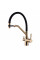 Змішувач для кухні MixxusPremium Gravity 021 BRUSHED GOLD REFL.BLACK (MI6981)