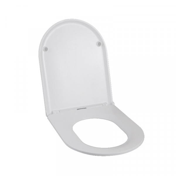 Сидение-крышка для унитаза Mixxus Premium Seat Cover Bevel-2007 460х360х30mm дюропластовое быстросьемное с микролифтом (MP6717)