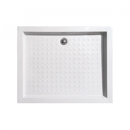 Душевой поддон с прямоугольным сифоном Mixxus HARD ST01-100x80x13 NEW диаметр слива 52 мм (MI8430)