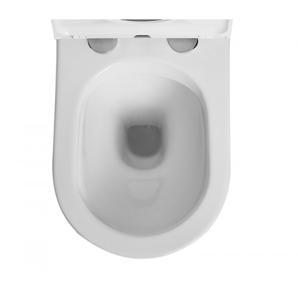 Чаша унитаза-компакта Mixxus Premium Bevel-0402-R Bowl 670х390х880 Rimless без сиденья (MI8354)