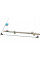 Двері в нішу Koer SR SD06-140x220-TR-01 прозоре скло Easy Clean 8мм, хром (KR5368)