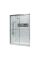 Двері в нішу Koer SR SD03-140x200-TR-01 прозоре скло Easy Clean 8мм, хром (KR5385)