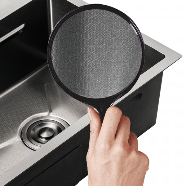 Мийка MIXXUS MH5050 DECOR GRAPHITE (MH5050 DECOR NANO-BLACK)(3.0/0.8) з нерж. сталі (колір графіт) (MX1929)