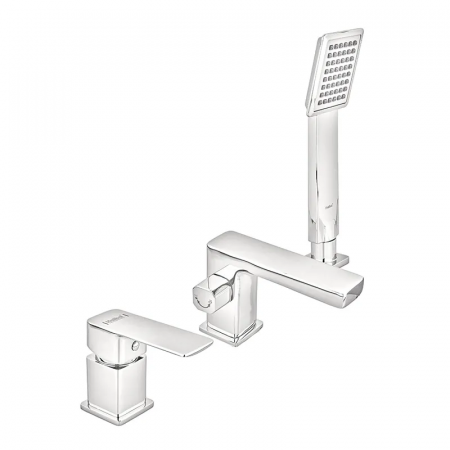 Смеситель для ванны Haiba Kubus 022 (3-hole) (HB3957)