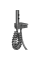 Кран для гигиенического душа и бачка унитаза CHAMPION PHS-333 GRAPHITE с лейкой (CH6554)