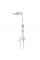 Душова колона KOER KB-56007-04 зі змішувачем, 3 функції (Колір хром+білий) (KR5159)