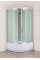 Бокс душовий без гідромасажу Mixxus STRONG SB01-90x90x215-FB SATIN з високим піддоном (MI6884)