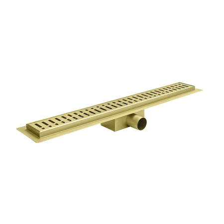 Душевой трап из нержавеющей стали SUS304 Koer FD35-70x800-Brushed Gold (AC0719)
