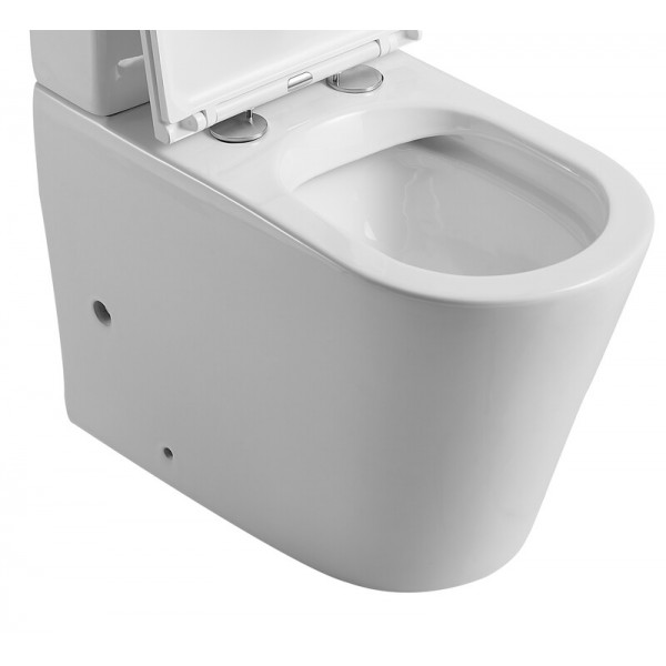 Чаша унитаза-компакта Mixxus Premium Bevel-0402-R Bowl 670х390х880 Rimless без сиденья (MI8354)
