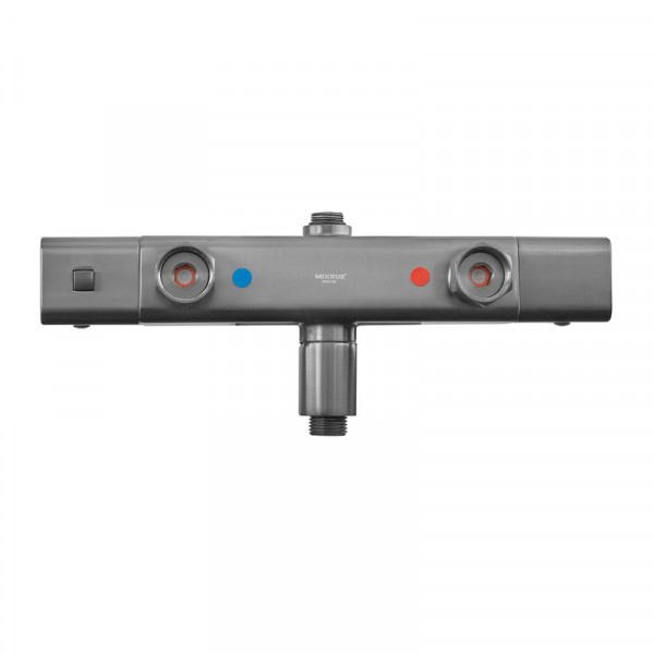 Душова колона Mixxus Premium VIRGO 009-J GRAPHITE з термостатичним змішувачем,3 функції (MI6647)