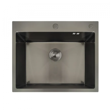 Мойка MIXXUS MH6050 GRAPHITE (MH6050 NANO-BLACK) (3.0/0.8) из нерж. стали (цвет графит) (MX1933)