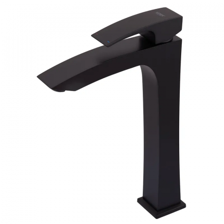 Смеситель для умывальника Koer KB-11007-05 высокий (Цвет черный) (KR3441)