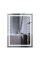 Дзеркало Mixxus Premium QUADRO MR20-80x60-Reverse з Led Touch, Anti-fog, димером, регулятором яскравості (MP6619)